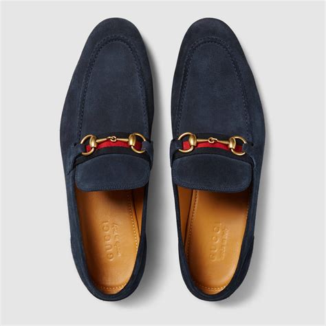 gucci suede shoes blue|gucci men's shoes loafers.